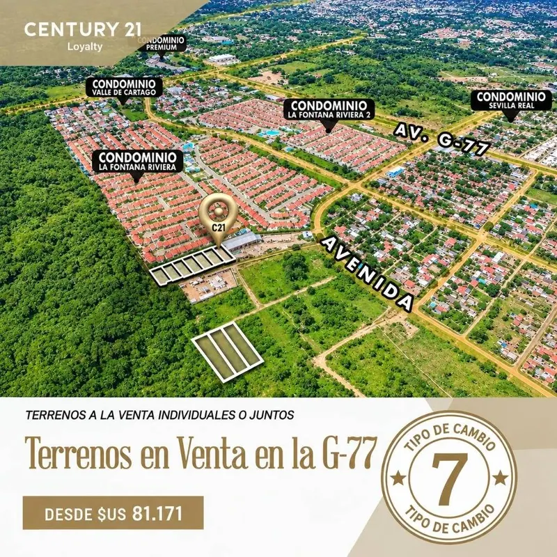 819.91 m² lot for sale on Av. G77, North Zone: foto 2 de 2