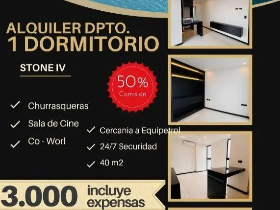 1-bedroom apartment for rent in the Stone 4 building: foto 2 de 14