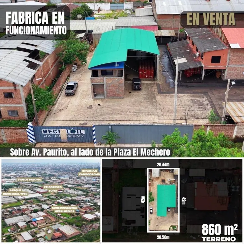 Galpón en venta en el Parque Industrial, terreno de 860 m²: foto 2 de 14