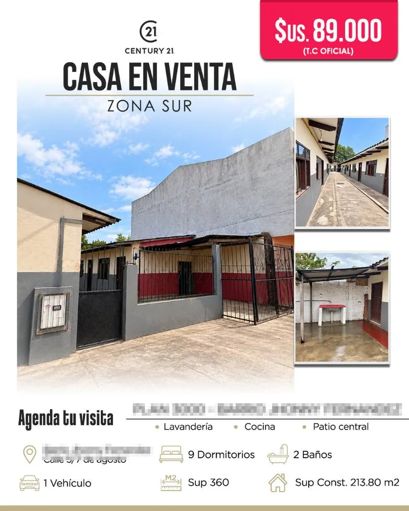 Casa de 9 habitaciones en venta en el Plan 3.000, Zona Sur: foto 4 de 4