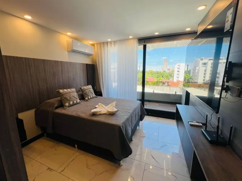 Monoambiente de 35 m² en venta en Sky Luxia, Equipetrol: foto 4 de 10