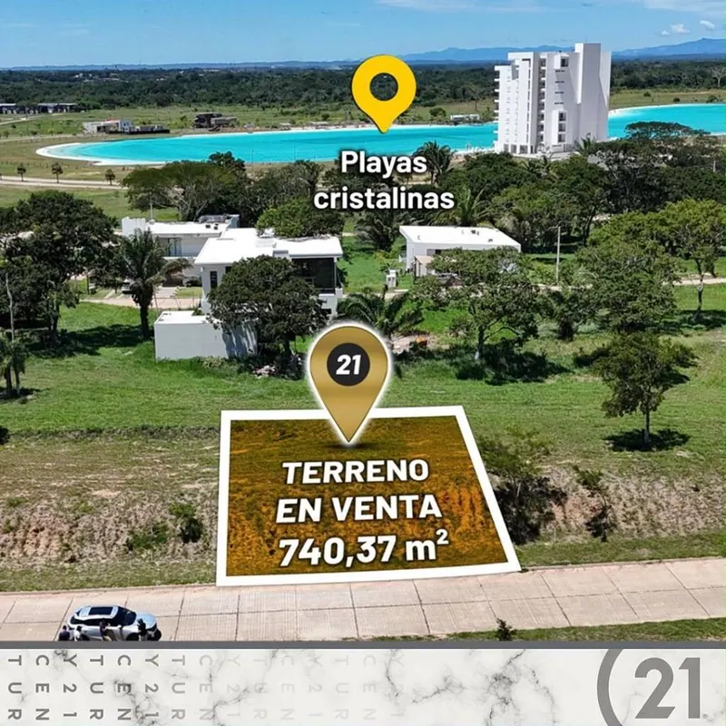 Terreno de 740,97 m² en venta en Playa Turquesa, Urubó: foto 4 de 4