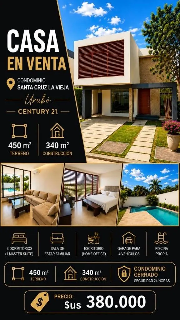 House for sale in the Santa Cruz la Vieja gated community, Urubó: foto 23 de 24