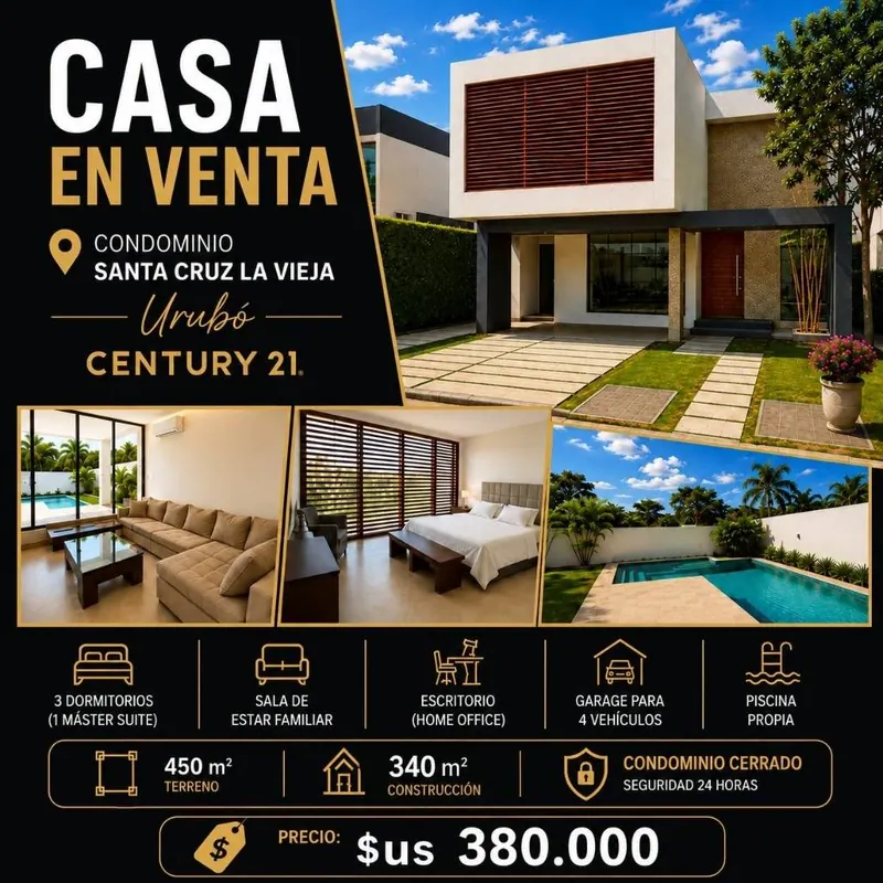 House for sale in the Santa Cruz la Vieja gated community, Urubó: foto 24 de 24