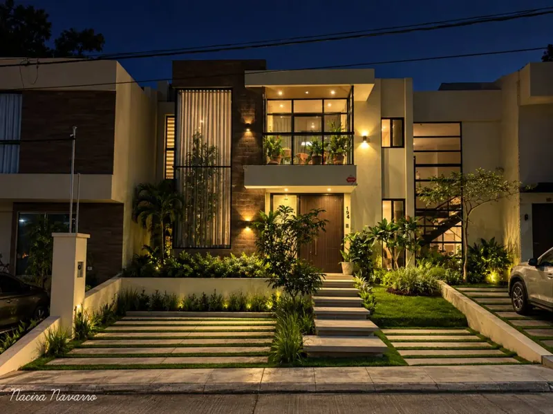 House with lagoon view for sale in Los Parques III, Urubó: foto 2 de 12