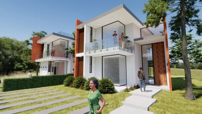 4-bedroom house for sale in the Mar Adentro gated community, Urubó: foto 3 de 8