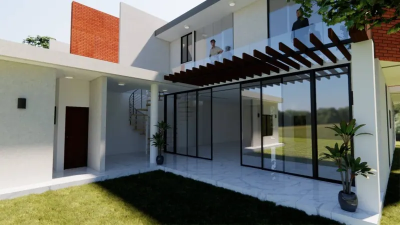 4-bedroom house for sale in the Mar Adentro gated community, Urubó: foto 4 de 8