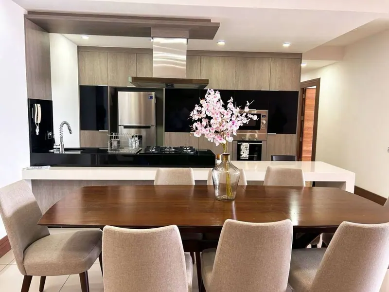 Furnished 3-bedroom apartment for rent in the West Zone