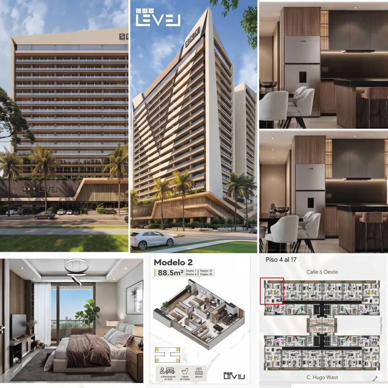 2 en-suite bedroom apartment for sale in The Level by Sky, Equipetrol: foto 2 de 7