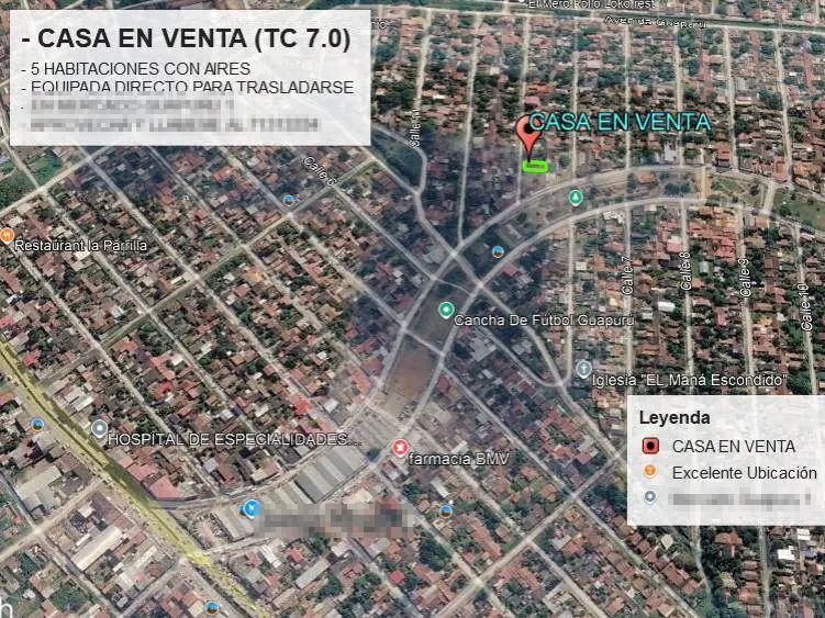 Casa de 5 dormitorios en venta en el Plan 3000, Urb. Guapurú 1: foto 7 de 8