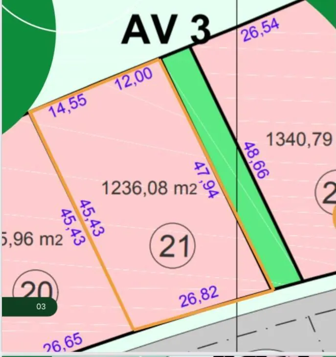 Terreno de 1.236,08 m² en venta en Urubó Golf, con acción incluida: foto 2 de 5