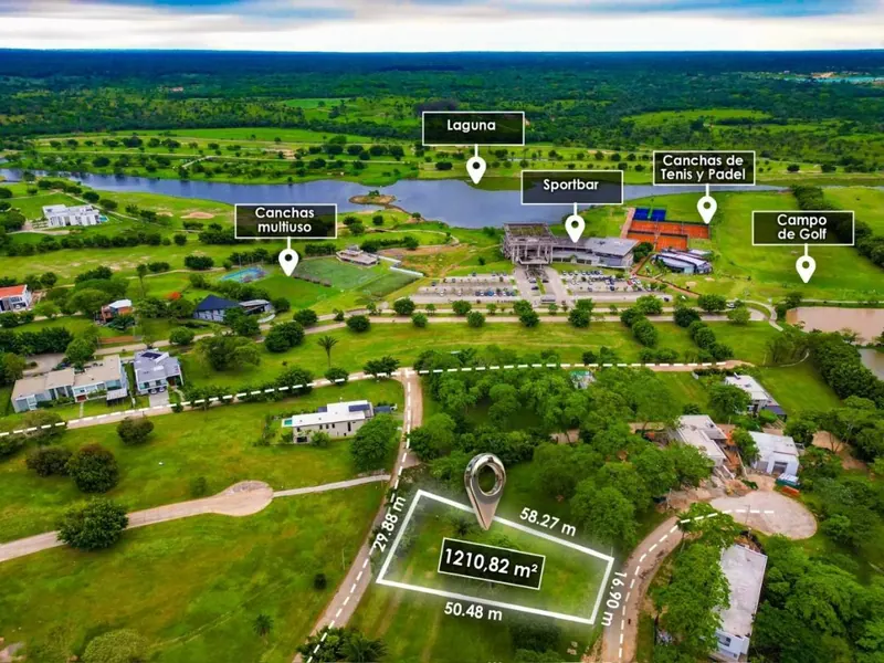 1,210.82 m² lot for sale in Urubó Golf, with membership share: foto 4 de 7