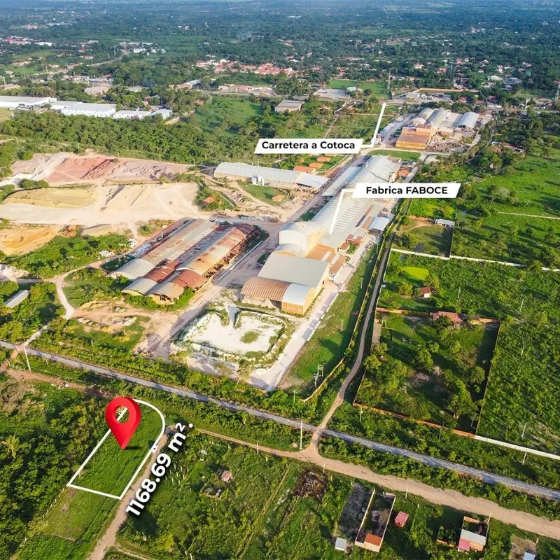 1,168 m² corner lot for sale in Cotoca, Antártida neighborhood: foto 5 de 5