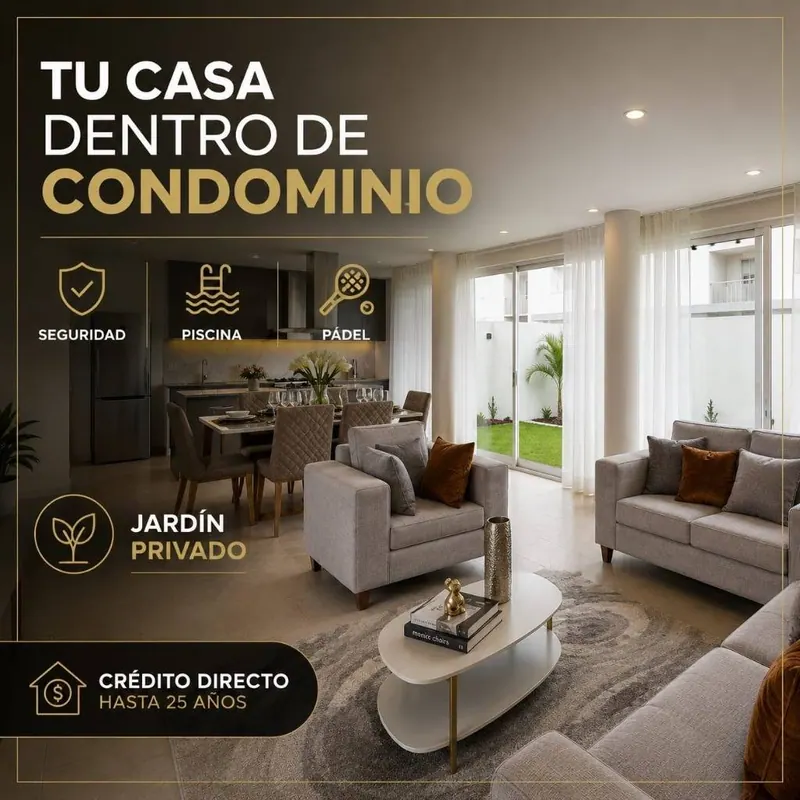 3-bedroom house for sale in a gated community in the North Zone: foto 5 de 16