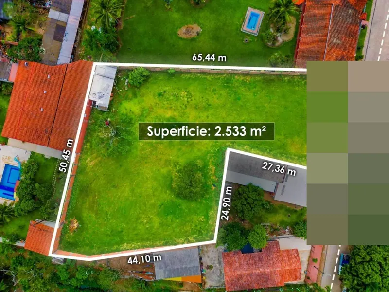 Terreno de 2.533 m² en venta en Warnes, cerca de la av. 25 de Mayo: foto 3 de 4