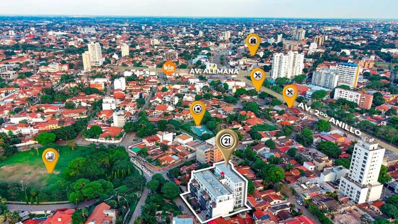 Departamento de 1 dormitorio en venta en el condominio Achachairú: foto 3 de 21