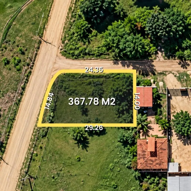 Terreno de 367,78 m² en venta en urbanización María Fernanda: foto 1 de 4
