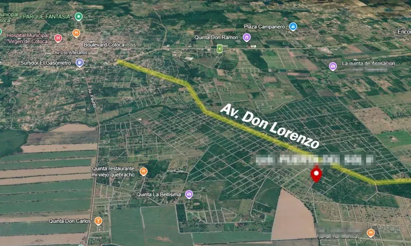 666 m² lot for sale in Puertas del Sol 2, Cotoca: foto 3 de 3
