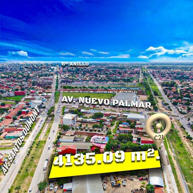 Terreno de 4.135 m² en venta sobre la Santos Dumont, Zona Sur: foto 4 de 5