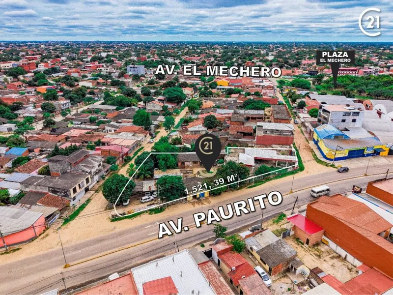 Terreno comercial de 1.521,39 m² en venta sobre la Av. Paurito: foto 2 de 7