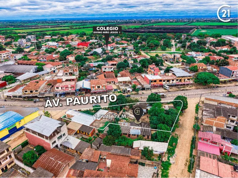 Terreno comercial de 1.521,39 m² en venta sobre la Av. Paurito: foto 4 de 7