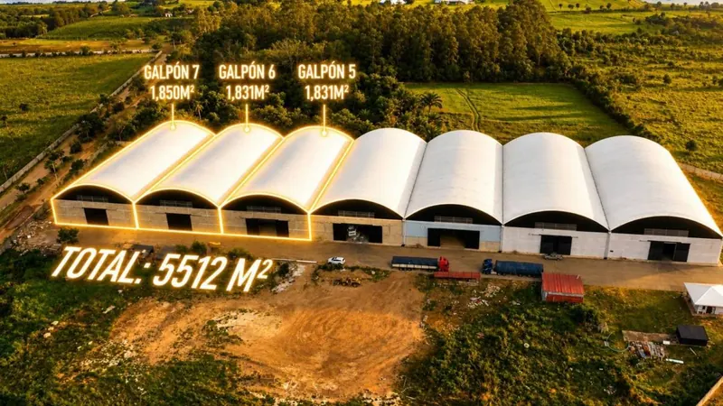 1,831 m² industrial warehouse for rent in the Parque Industrial: foto 2 de 12