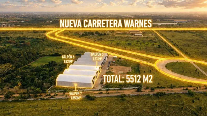 1,831 m² industrial warehouse for rent in the Parque Industrial: foto 5 de 12