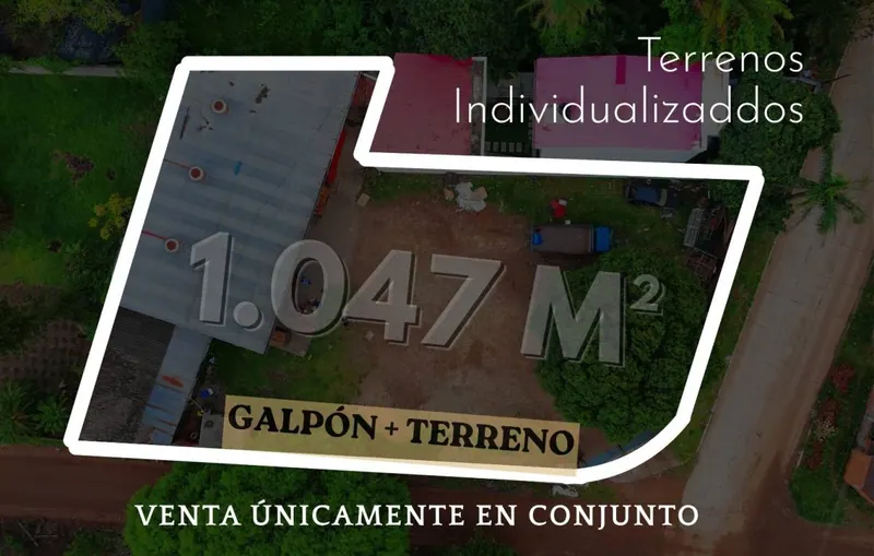 Terreno de 1.047 m² con galpón en venta en la Zona Oeste: foto 3 de 9