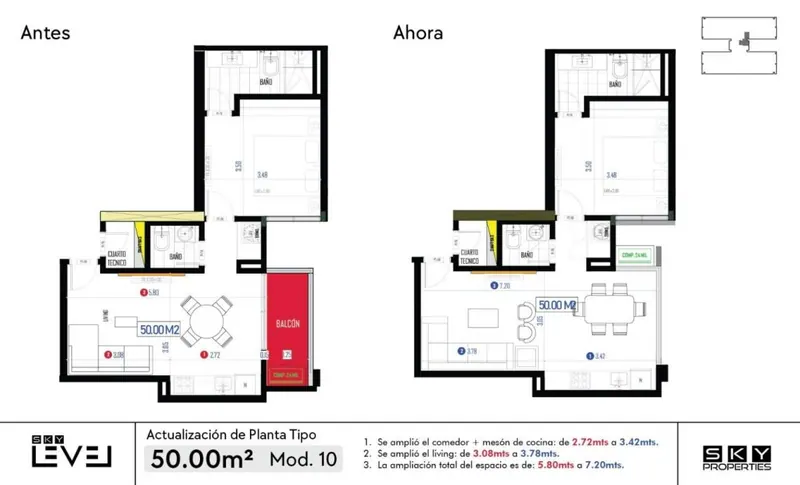 1-bedroom pre-construction apartment in Sky Level, Equipetrol: foto 9 de 9
