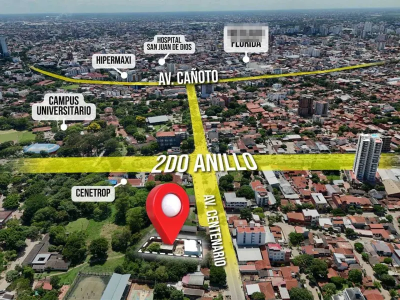 Edificio de uso mixto en venta sobre la Av. Centenario, 2° anillo: foto 2 de 8