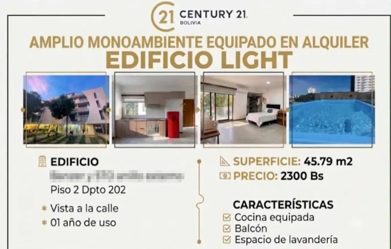 Studio for rent in the Light building, North Zone: foto 2 de 12