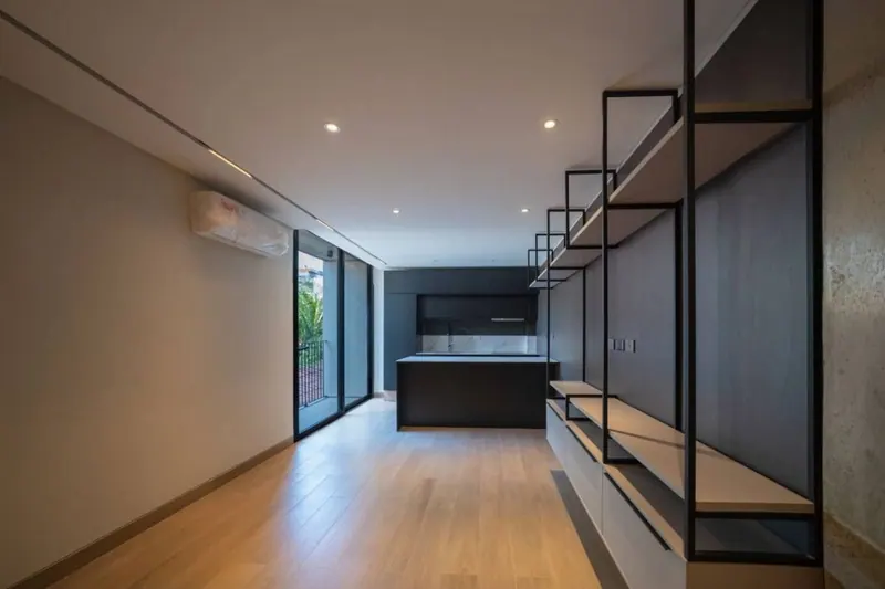 Departamento de 1 dormitorio en venta en Béton Brut, Equipetrol: foto 1 de 14