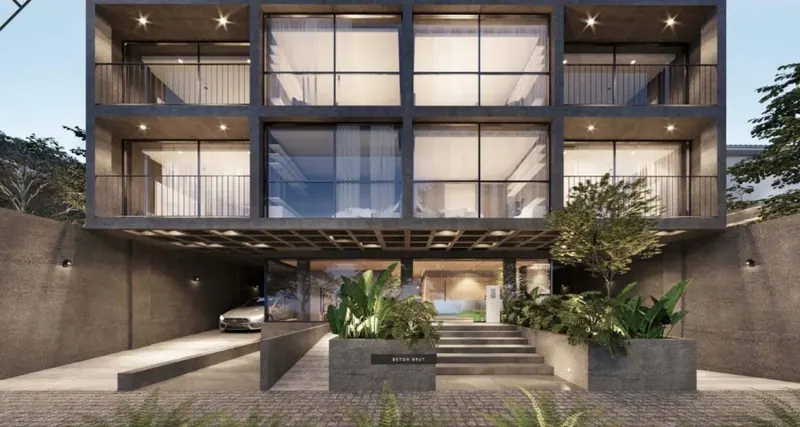 Departamento de 1 dormitorio en venta en Béton Brut, Equipetrol: foto 7 de 14