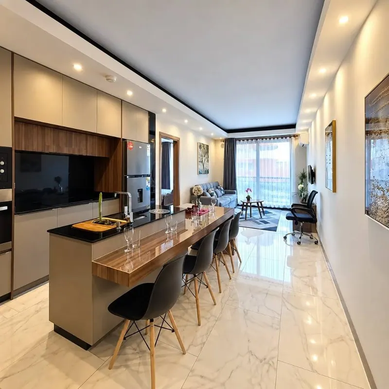 Furnished 1-bedroom apartment for rent in Sky Eclipse: foto 8 de 11