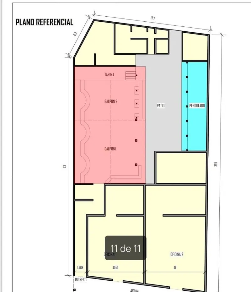 Terreno de 728,97 m² con tiendas comerciales en venta en el Centro: foto 2 de 2