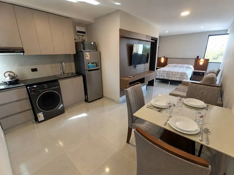 Brand-new furnished studio for rent in the Isuto building
