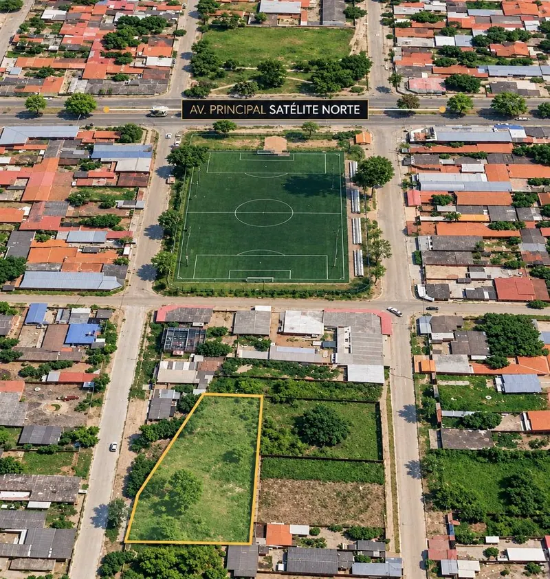 Terreno de 1.731 m² en venta en Satélite Norte, Warnes: foto 3 de 3