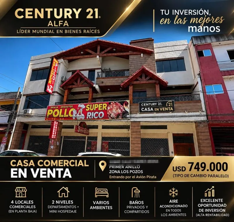 700 m² commercial house for sale in Los Pozos, 1st ring