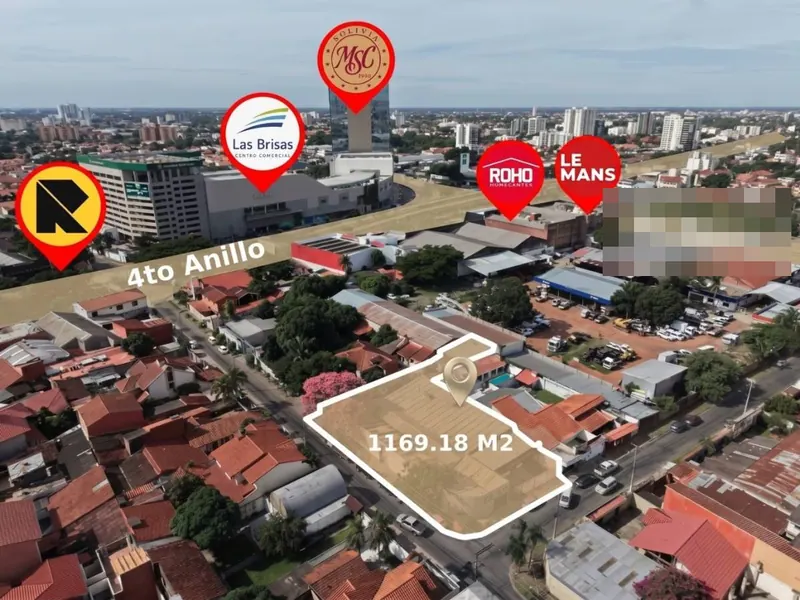 Terreno comercial en esquina en venta en la Zona Norte, 1.169,18 m²: foto 2 de 5