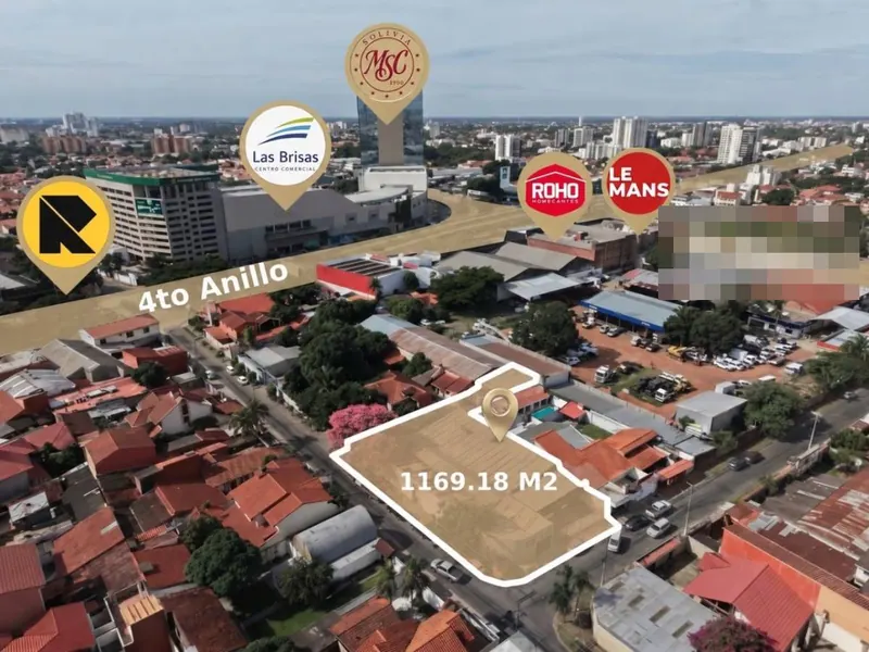 Terreno comercial en esquina en venta en la Zona Norte, 1.169,18 m²: foto 4 de 5
