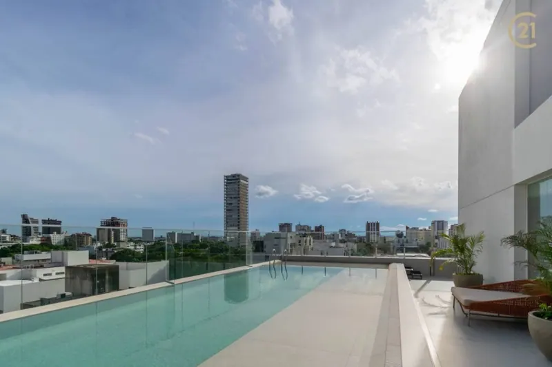 Departamento de 2 dormitorios en venta en el edificio T25, Equipetrol: foto 1 de 8