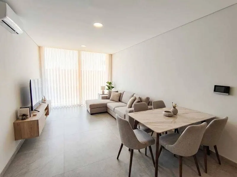 Departamento de 2 dormitorios en venta en el edificio T25, Equipetrol: foto 2 de 8