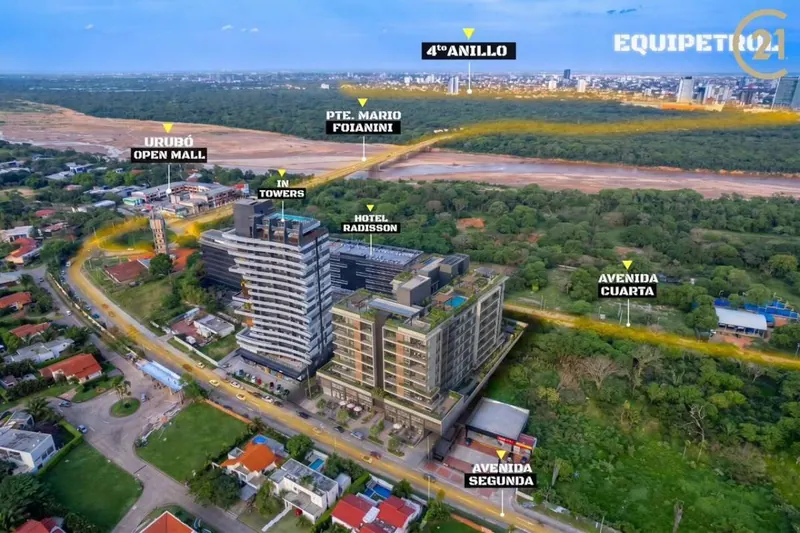 Terreno de 7.931 m² en venta en el Urubó, con doble frente: foto 9 de 13
