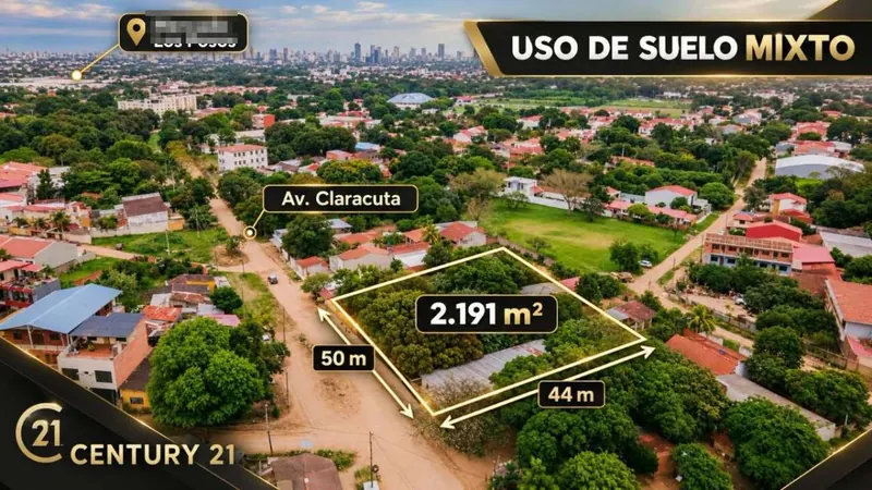 2,191.57 m² lot for sale on Avenida Claracuta, North Zone: foto 3 de 8