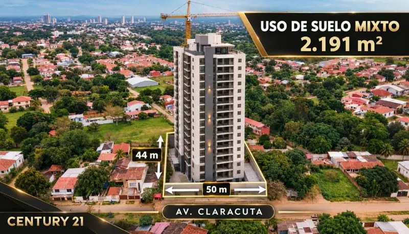 2,191.57 m² lot for sale on Avenida Claracuta, North Zone: foto 4 de 8
