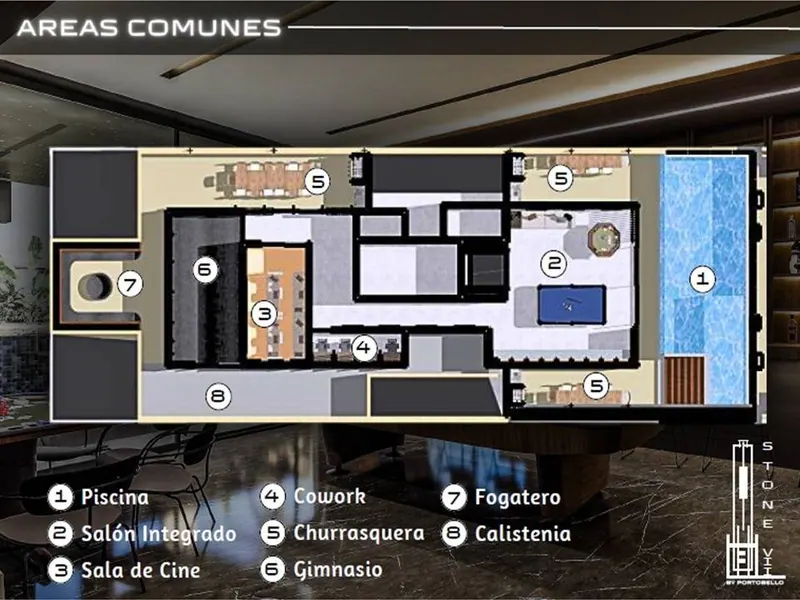 1-bedroom pre-construction apartment in Stone 7, North Zone: foto 4 de 5
