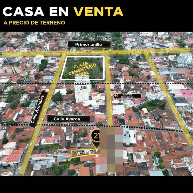 Terreno de 482,07 m² en venta en el Centro, sobre la calle Bolívar: foto 6 de 7