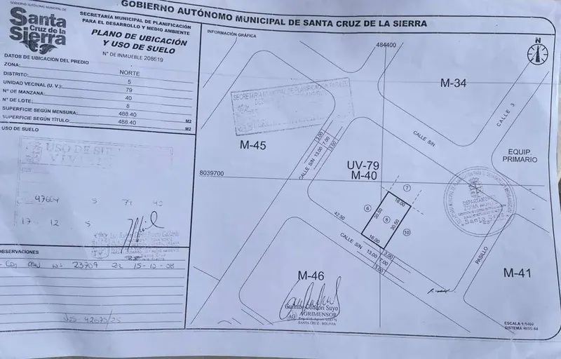 488 m² lot for sale in La Alemana, 7th ring, North Zone: foto 6 de 6