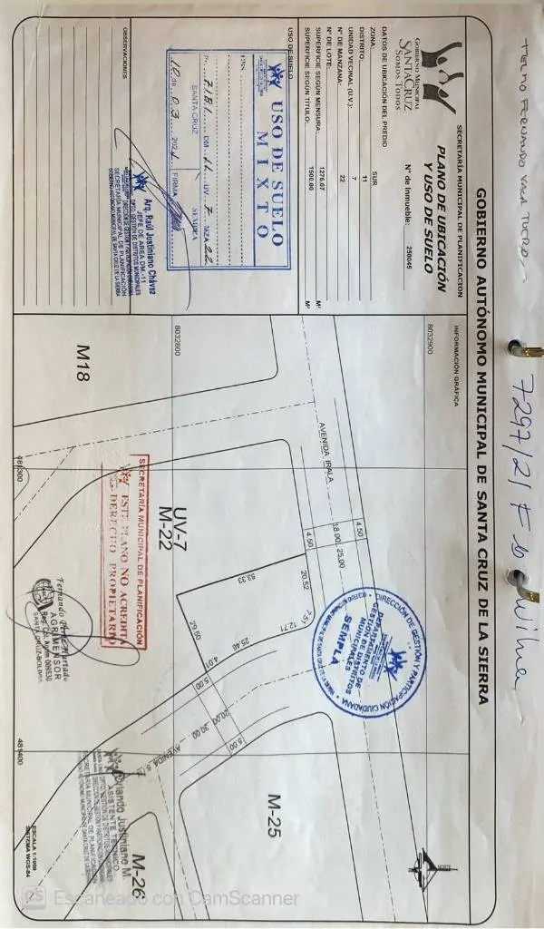 Terreno comercial de 1276 m² en alquiler sobre la Av. Irala: foto 2 de 2