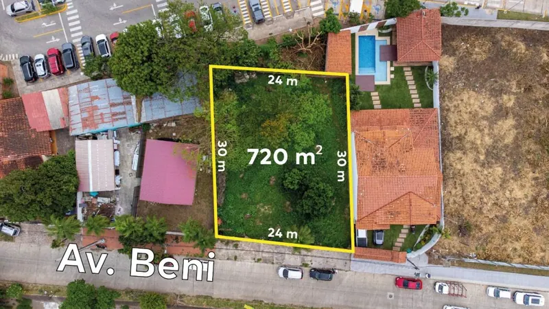 720 m² lot for sale on Av. Beni and the 6th ring: foto 3 de 3